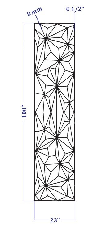 Geometric Designs CNC Laser Cutting Design - G-004.jpeg - Sasti Laser Namakkal